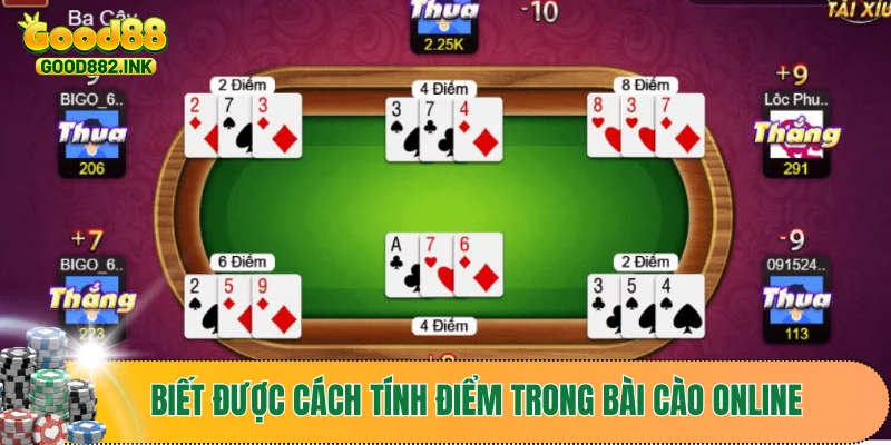 Biết được cách tính điểm trong bài cào online