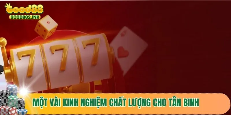 Một vài kinh nghiệm chất lượng cho tân binh